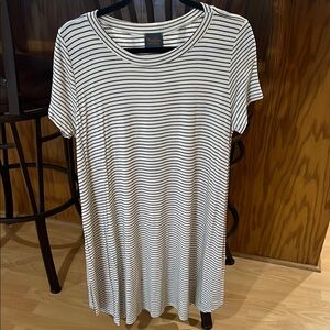 Striped Black and White Women's dress